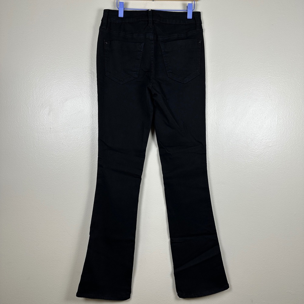 Rebecca Minkoff Womens 2 Bootcut Jeans Black Stretch Classic Office Business NEW